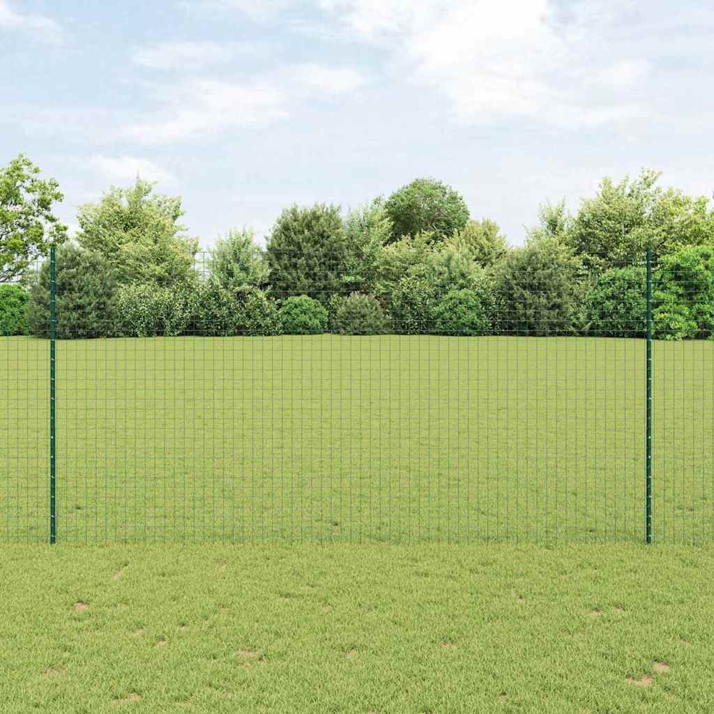 Eingebetteter Zaunpfosten 5 stk. Grün 200 cm