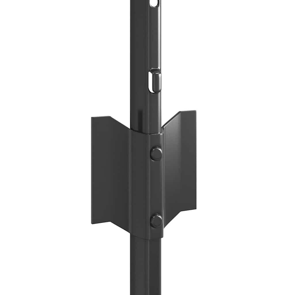 Eingebetteter Zaunpfosten 5 stk. Grau 80 cm