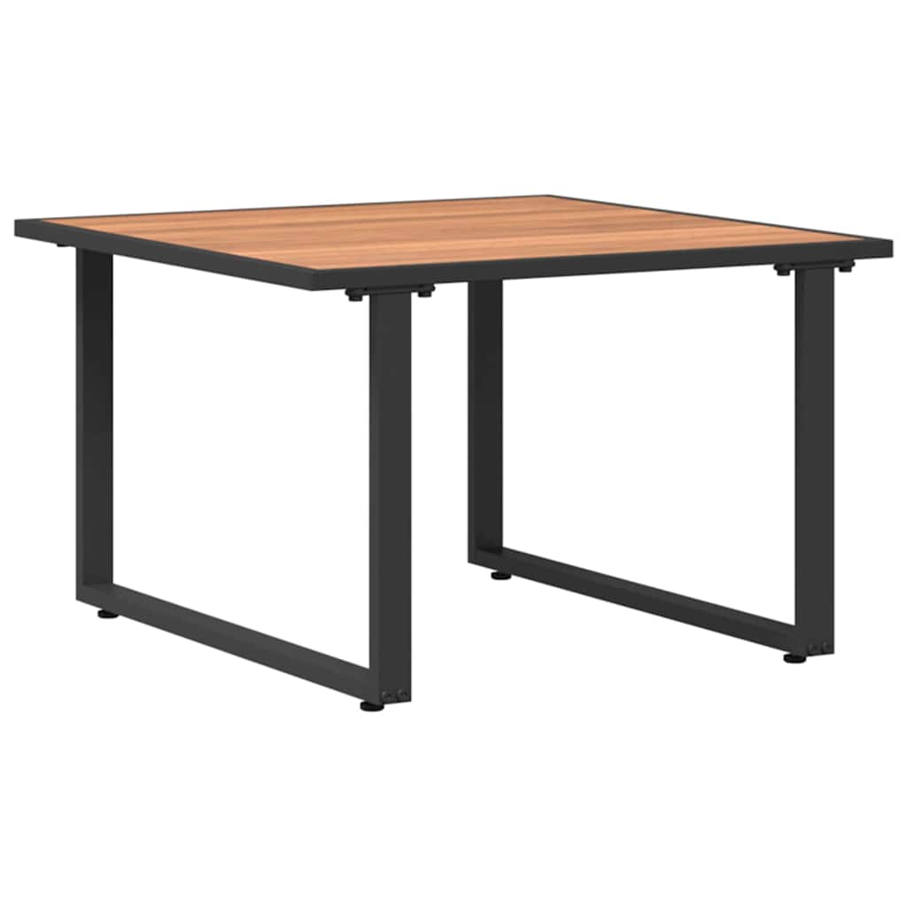 Couchtisch Schwarz und Braun 55 x 55 x 35 cm