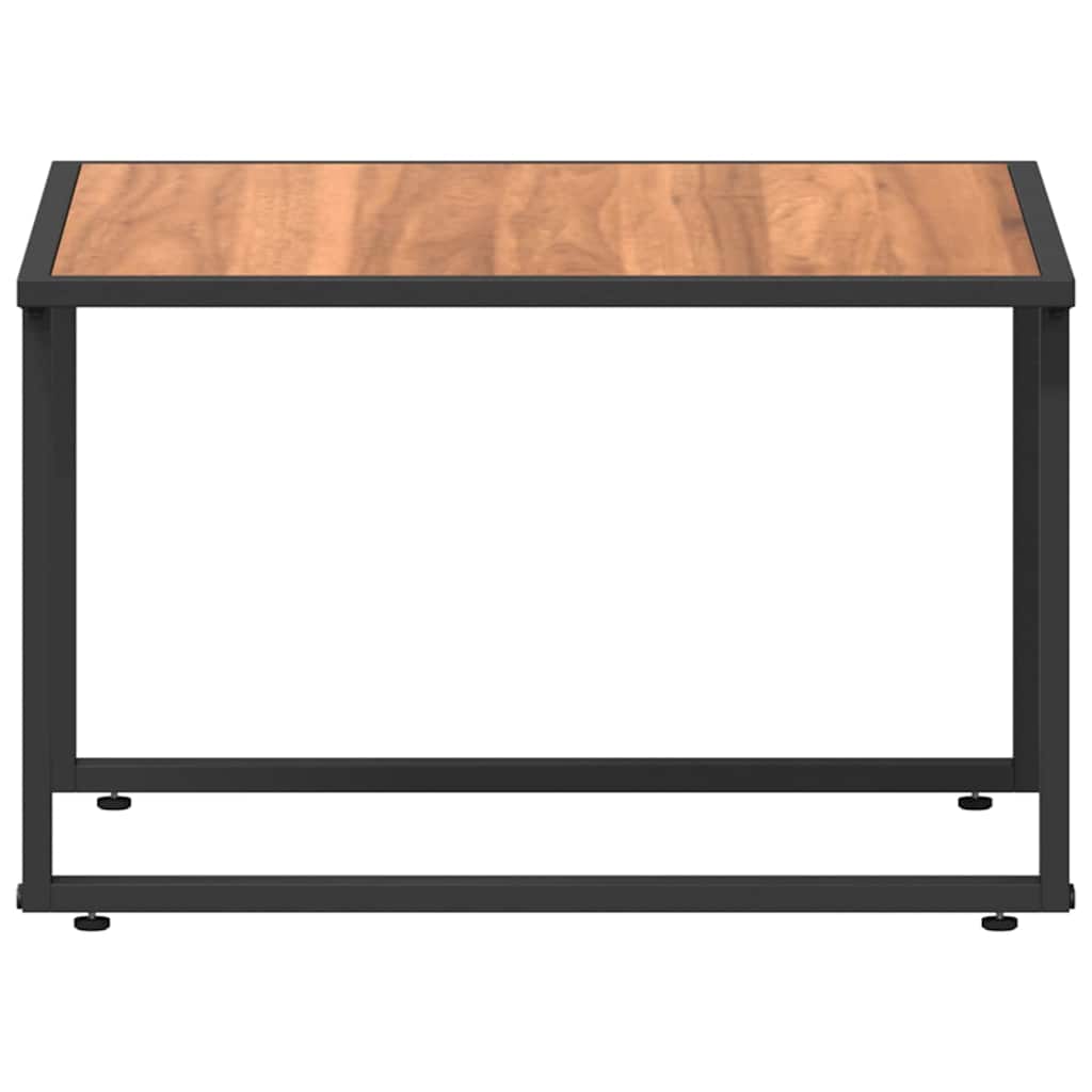 Couchtisch Schwarz und Braun 55 x 55 x 35 cm
