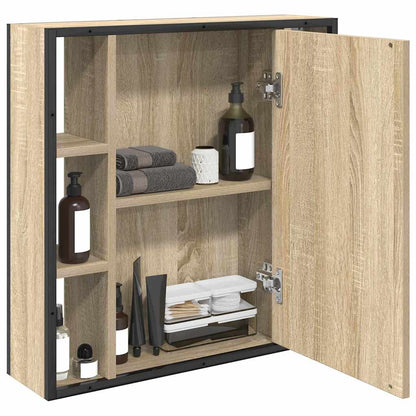 Spiegelschrank Sonoma-Eiche 60 x 16 x 60 cm Holzwerkstoff