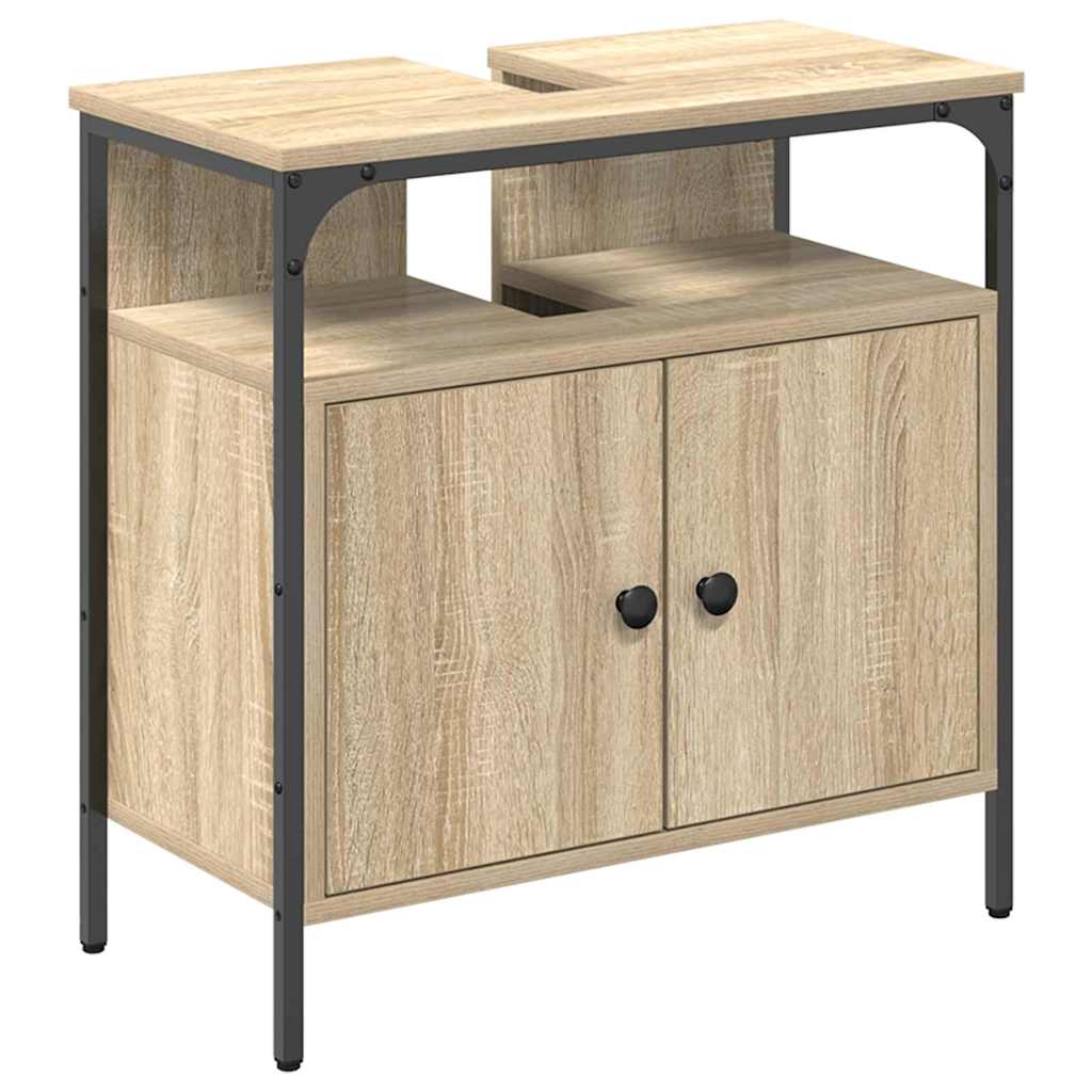 Badezimmerschrank Beige 60 x 30 x 60 cm Holzwerkstoff