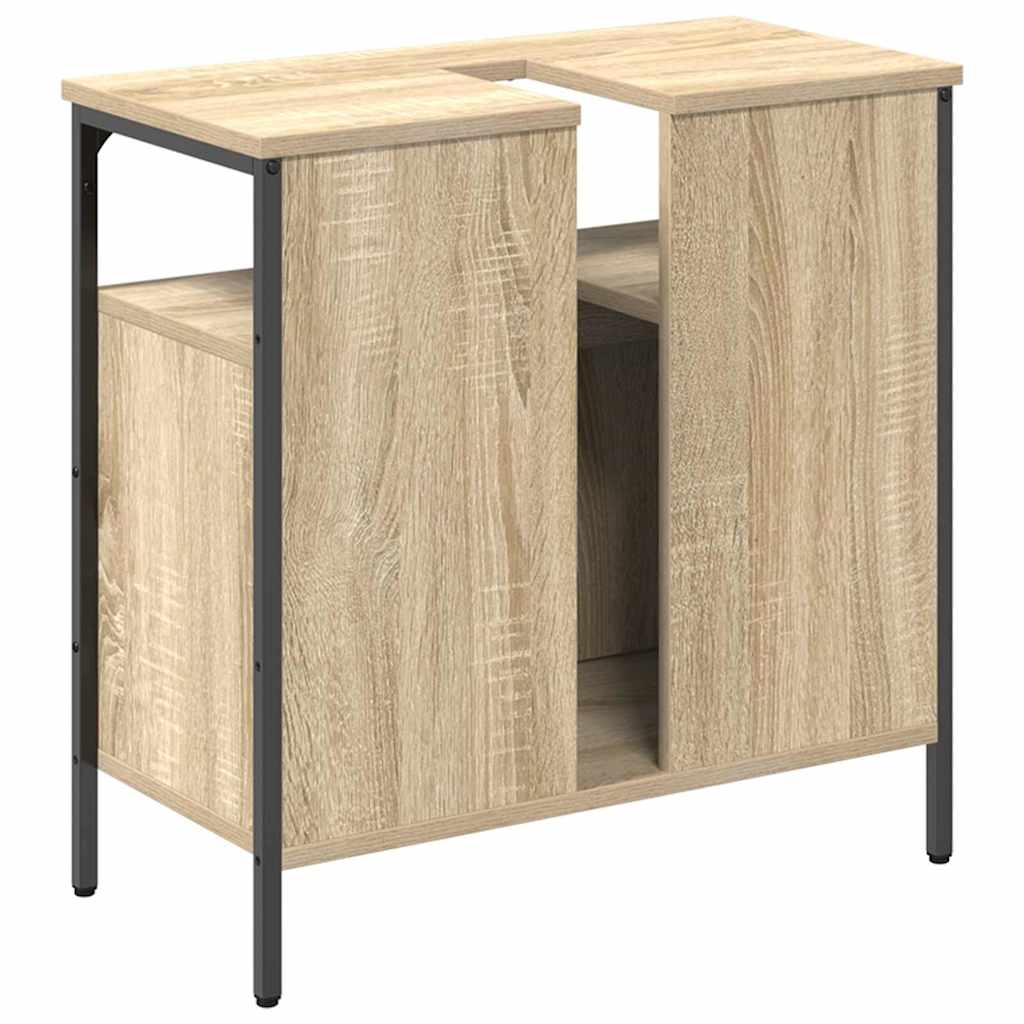Badezimmerschrank Beige 60 x 30 x 60 cm Holzwerkstoff