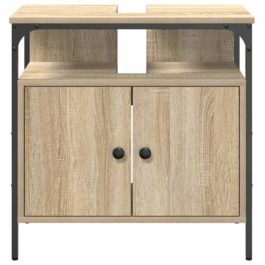 Badezimmerschrank Beige 60 x 30 x 60 cm Holzwerkstoff