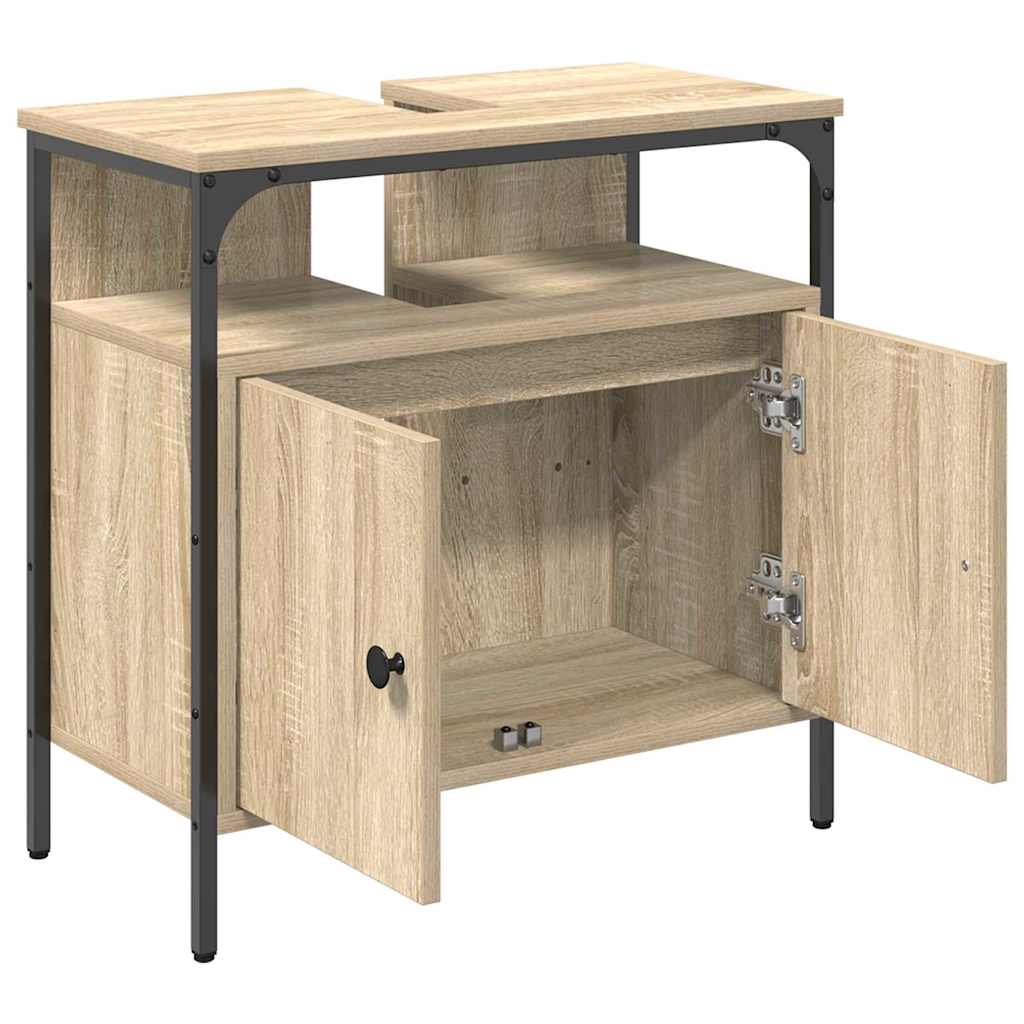 Badezimmerschrank Beige 60 x 30 x 60 cm Holzwerkstoff