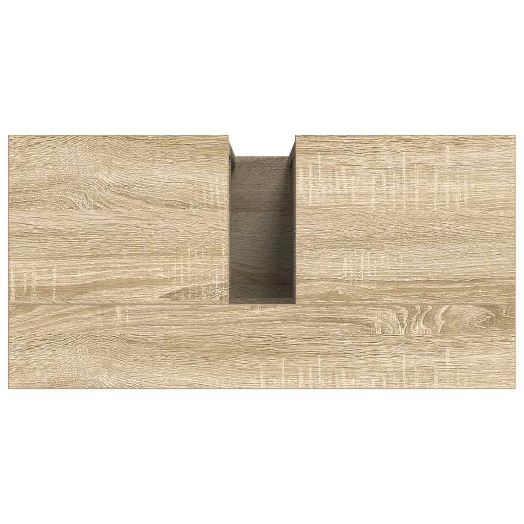 Badezimmerschrank Beige 60 x 30 x 60 cm Holzwerkstoff