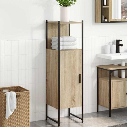 Badezimmerschrank Beige 33 x 33 x 120,5 cm Holzwerkstoff