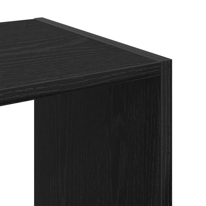 Bücherregal Schwarz Eichen-Optik 68.5 x 32 x 68.5 cm