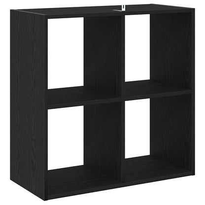 Bücherregal Schwarz Eichen-Optik 68.5 x 32 x 68.5 cm