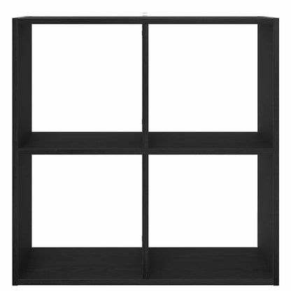 Bücherregal Schwarz Eichen-Optik 68.5 x 32 x 68.5 cm