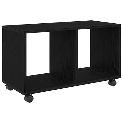 Beistelltisch Schwarz Eichen-Optik 72 x 33 x 42,5 cm