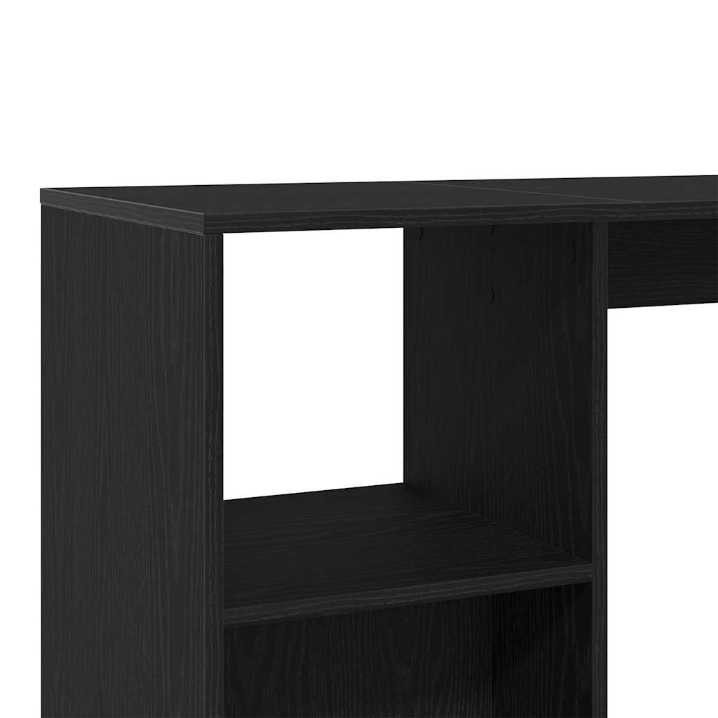 Bartisch 124 x 46 x 103.5 cm Holzwerkstoff Schwarz Eichen-Optik