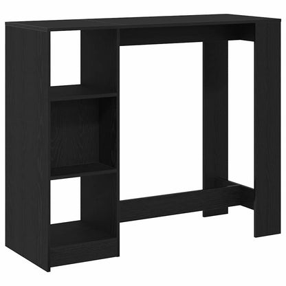 Bartisch 124 x 46 x 103.5 cm Holzwerkstoff Schwarz Eichen-Optik