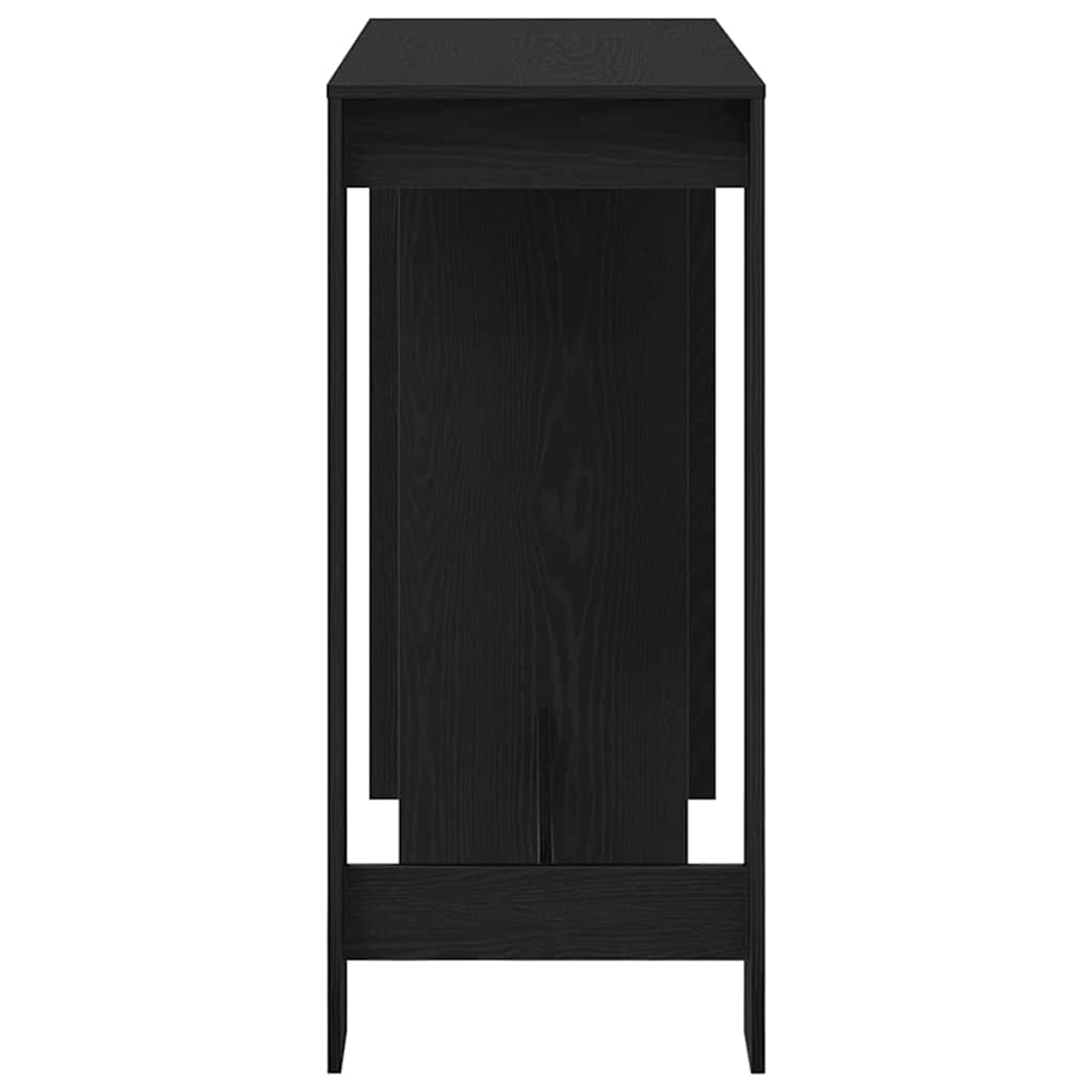 Bartisch 124 x 46 x 103.5 cm Holzwerkstoff Schwarz Eichen-Optik