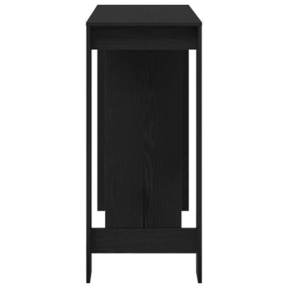 Bartisch 124 x 46 x 103.5 cm Holzwerkstoff Schwarz Eichen-Optik