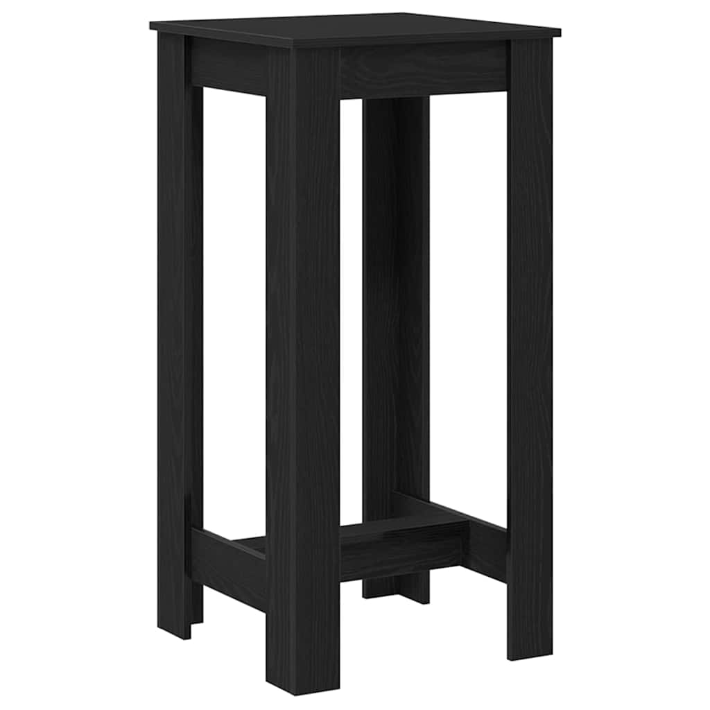 Bartisch 51 x 50 x 103,5 cm Holzwerkstoff Schwarz Eichen-Optik