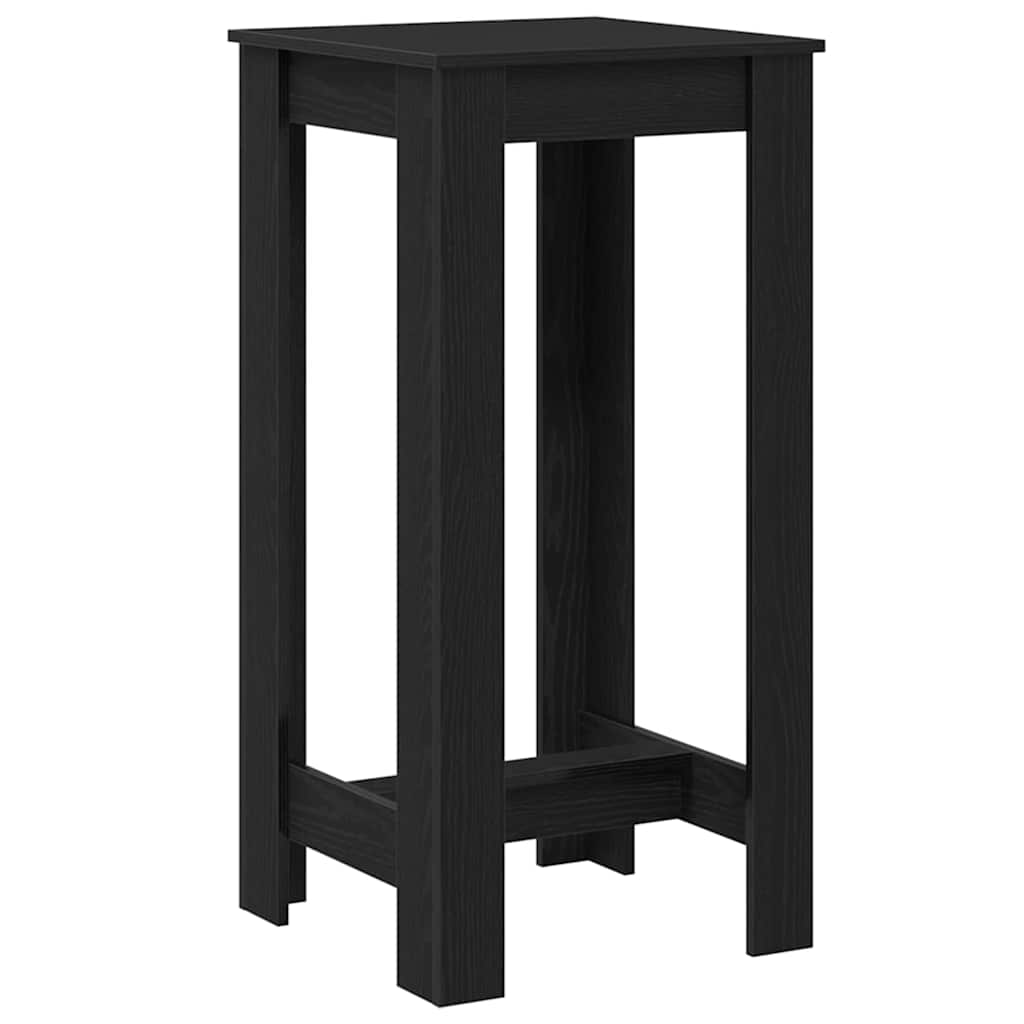 Bartisch 51 x 50 x 103,5 cm Holzwerkstoff Schwarz Eichen-Optik