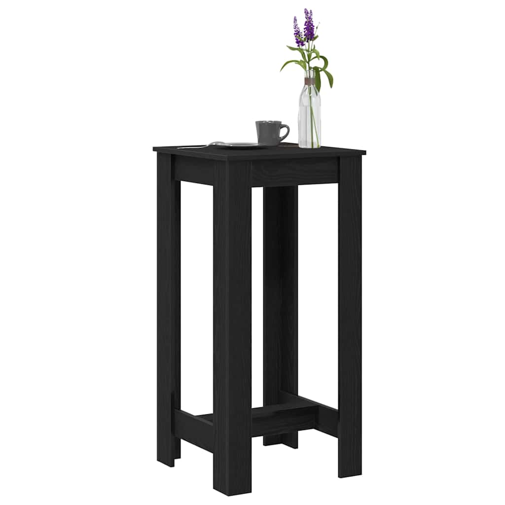 Bartisch 51 x 50 x 103,5 cm Holzwerkstoff Schwarz Eichen-Optik