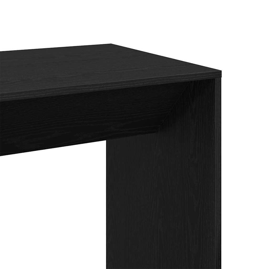 Bartisch 51 x 50 x 103,5 cm Holzwerkstoff Schwarz Eichen-Optik