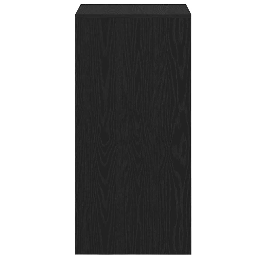 Bartisch 51 x 50 x 103,5 cm Holzwerkstoff Schwarz Eichen-Optik