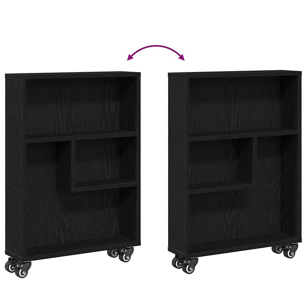 Schmaler Aufbewahrungswagen 3 Ebenen 48 x 13 x 68 cm