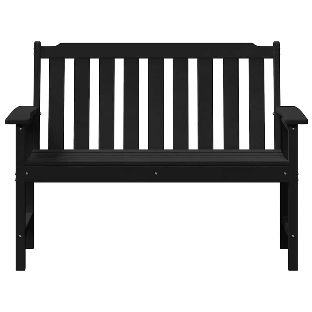 Gartenbank Schwarz 120 x 59 x 88 cm HDPE