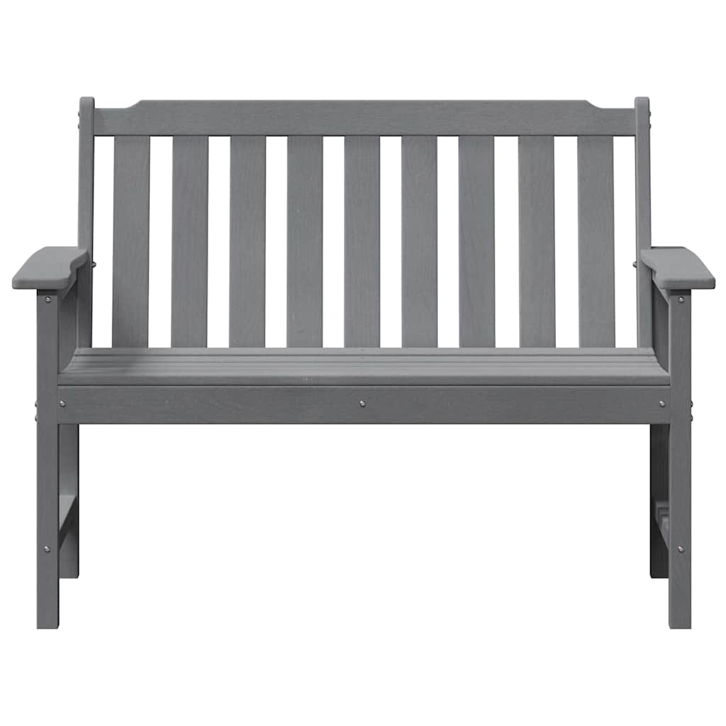 Gartenbank Hellgrau 120 x 59 x 88 cm HDPE
