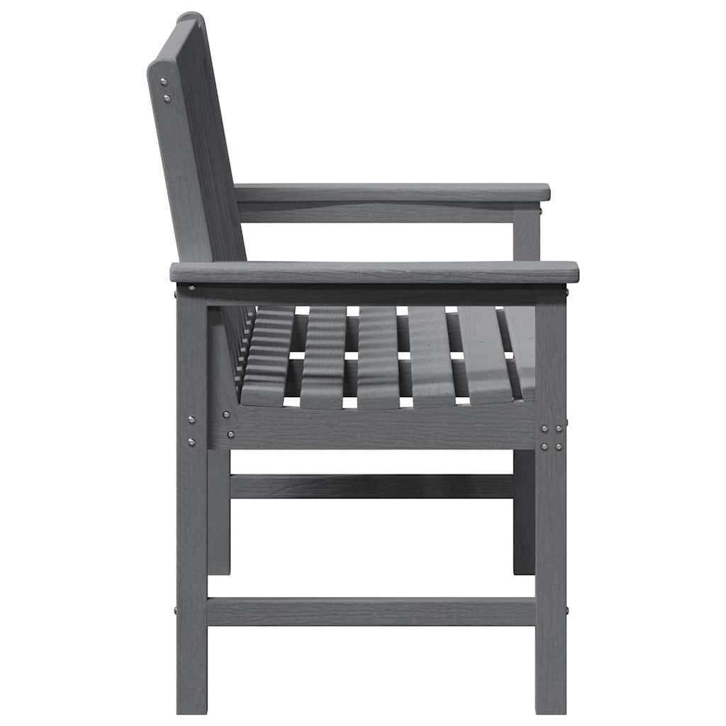 Gartenbank Hellgrau 120 x 59 x 88 cm HDPE
