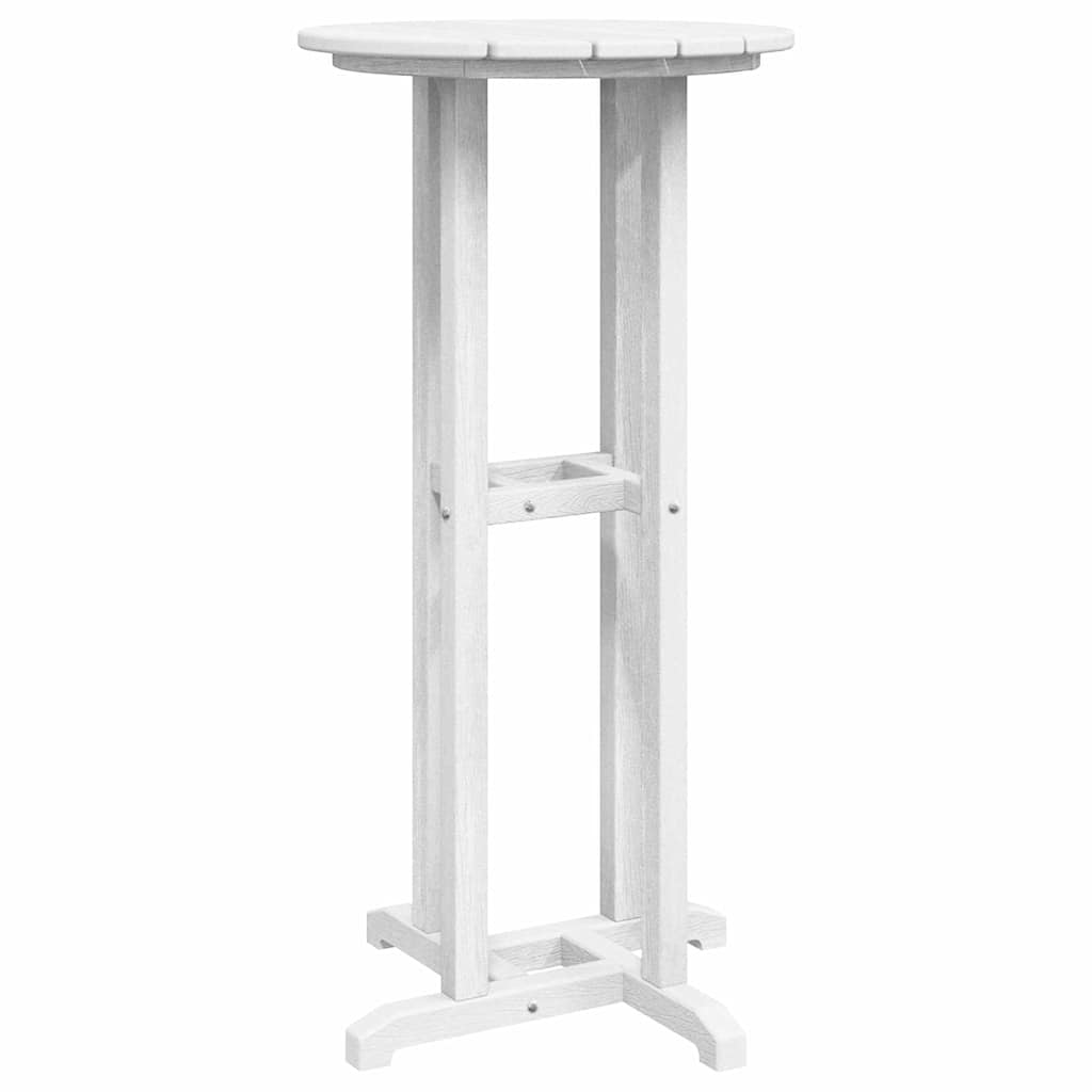 Bartisch Weiß 55 x 55 x 107 cm Polyethylen