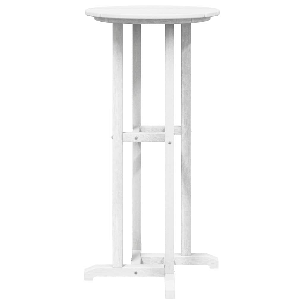 Bartisch Weiß 55 x 55 x 107 cm Polyethylen