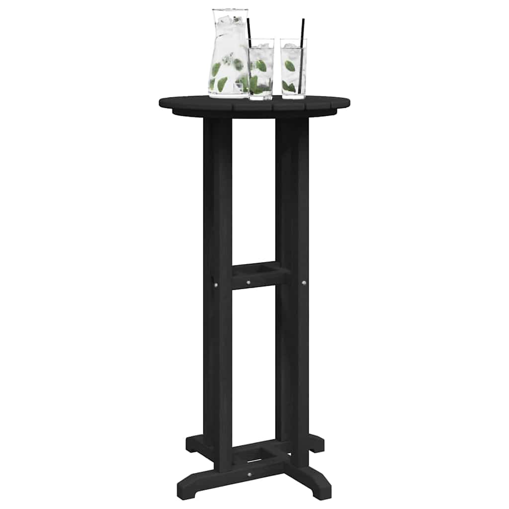 Bartisch Schwarz 55 x 55 x 107 cm Polyethylen