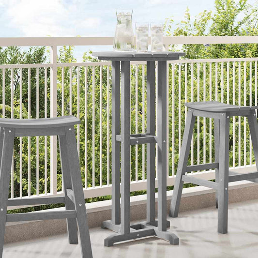 Bartisch Hellgrau 55 x 55 x 107 cm Polyethylen