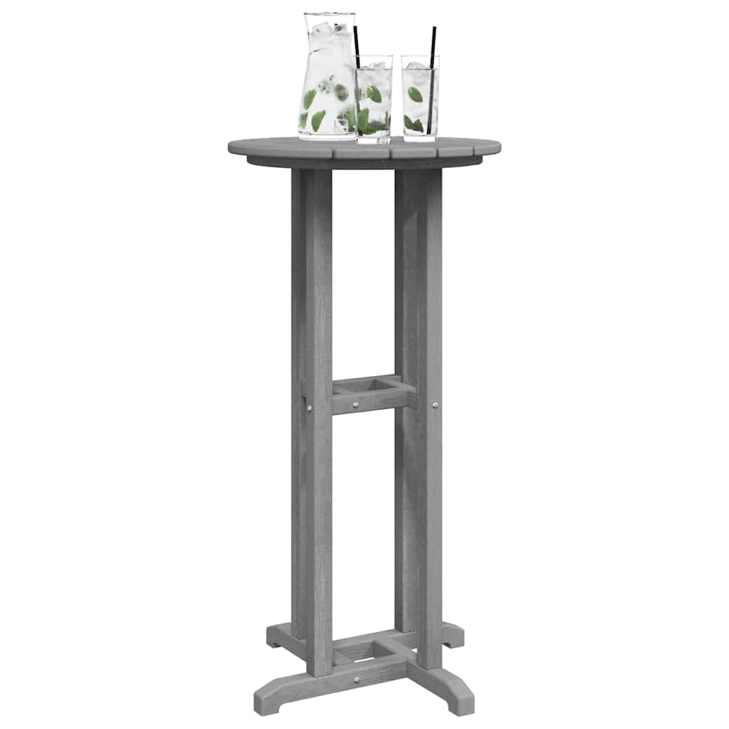 Bartisch Hellgrau 55 x 55 x 107 cm Polyethylen