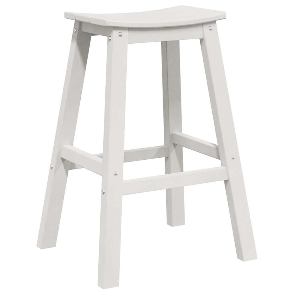 Barhocker 2 stk. Weiß 52 x 43 x 73,5 cm HDPE