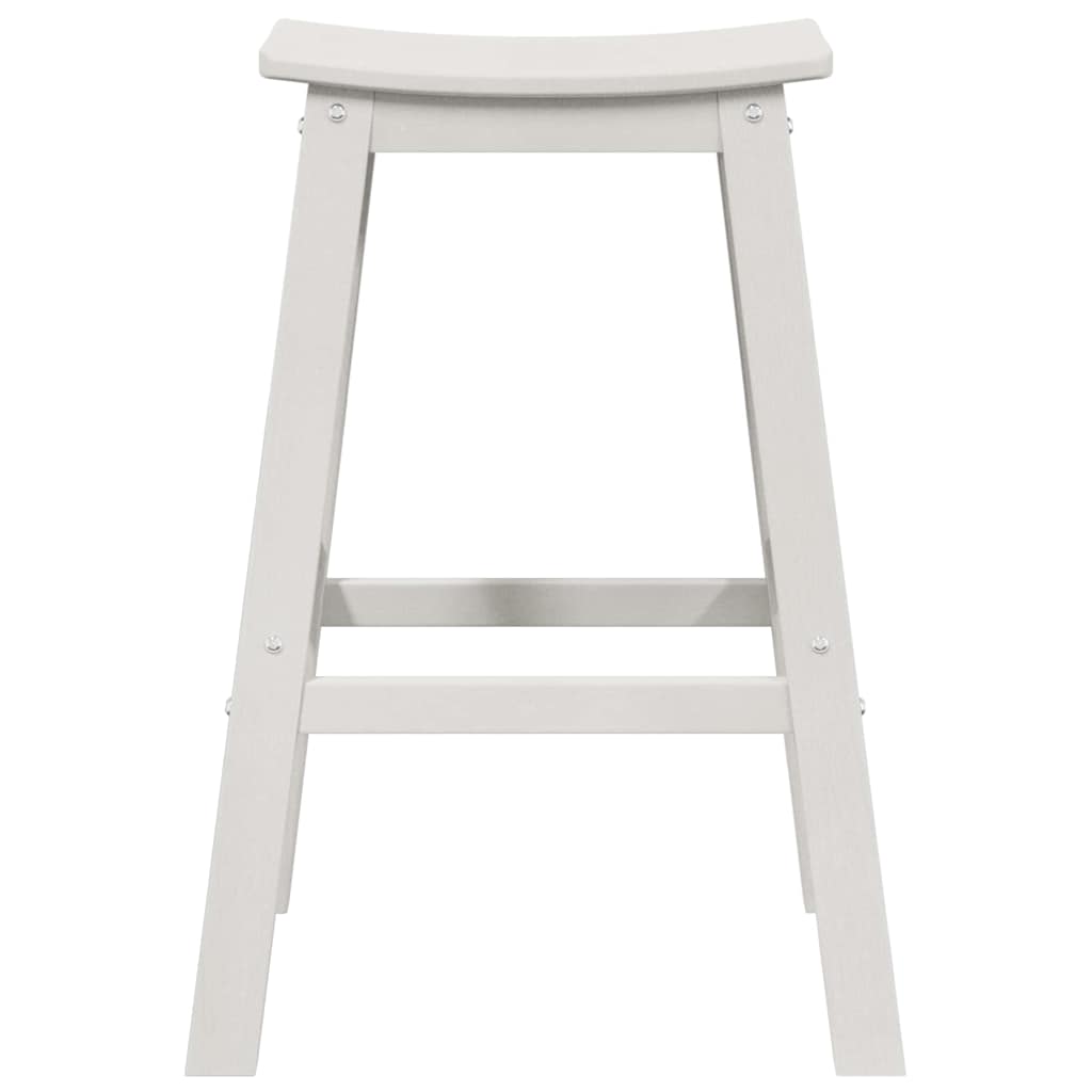Barhocker 2 stk. Weiß 52 x 43 x 73,5 cm HDPE