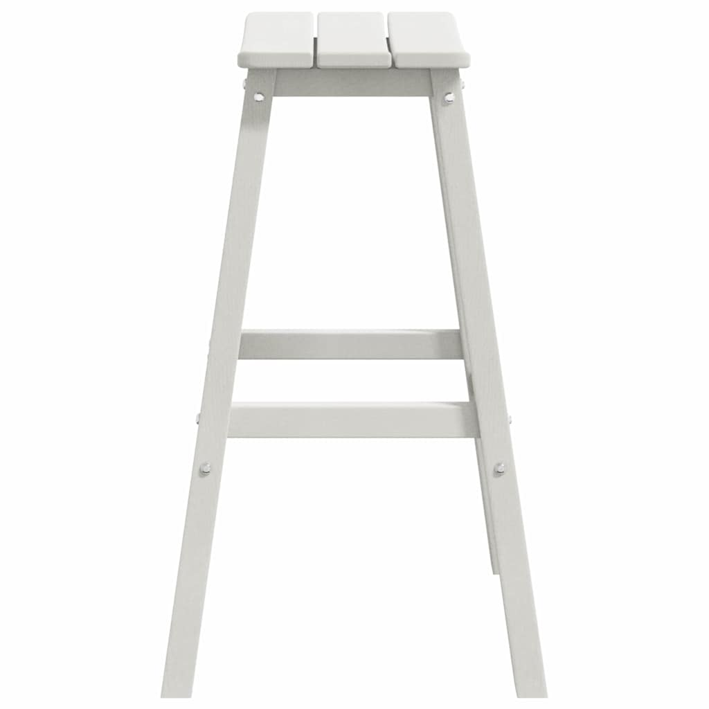 Barhocker 2 stk. Weiß 52 x 43 x 73,5 cm HDPE