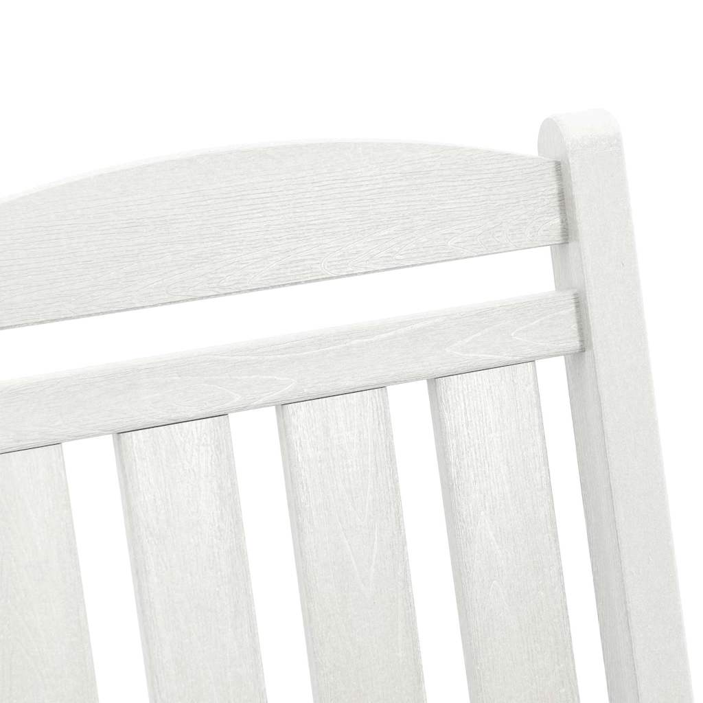 Garten-Schaukelstuhl Weiß HDPE