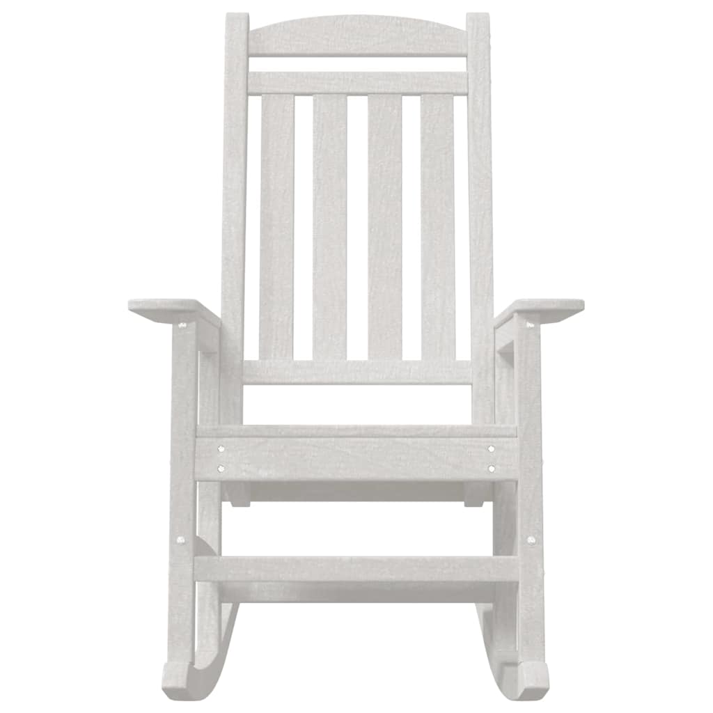 Garten-Schaukelstuhl Weiß HDPE