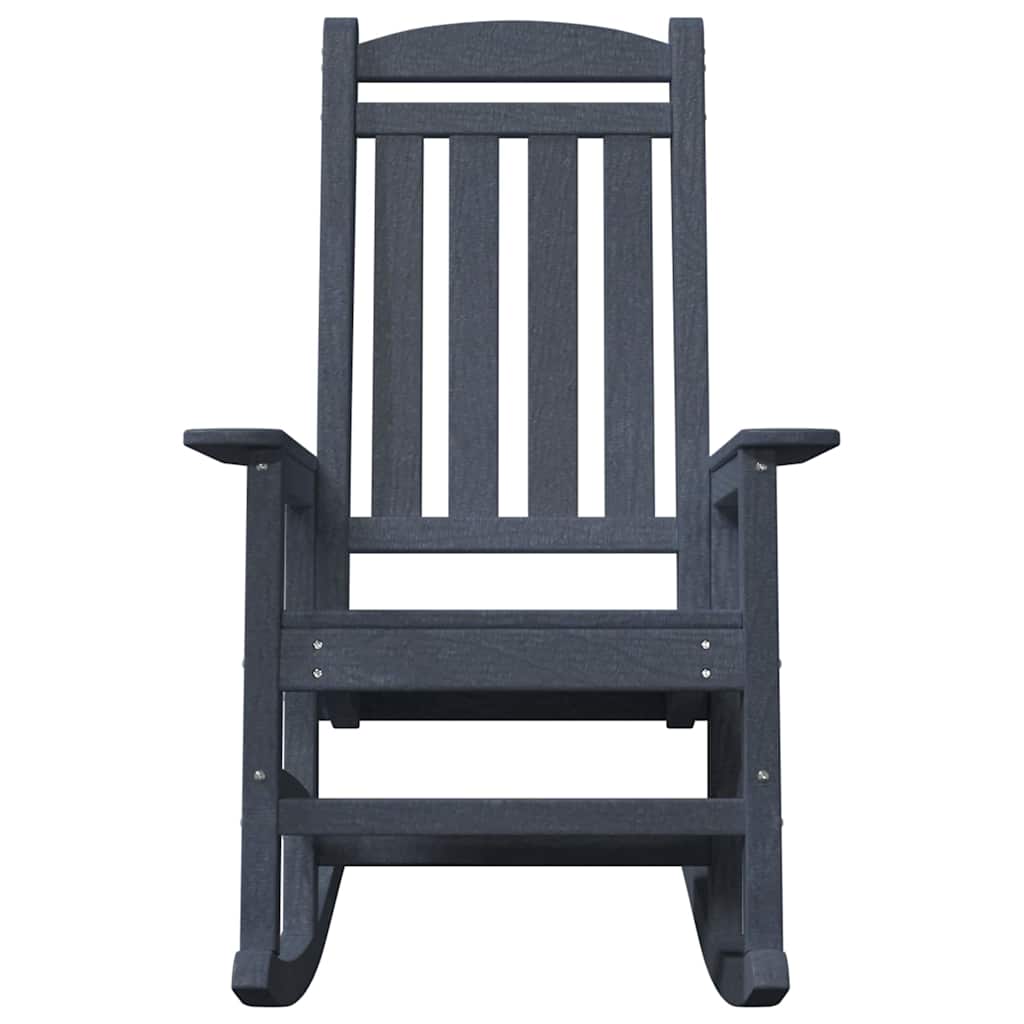 Garten-Schaukelstuhl Marineblau HDPE