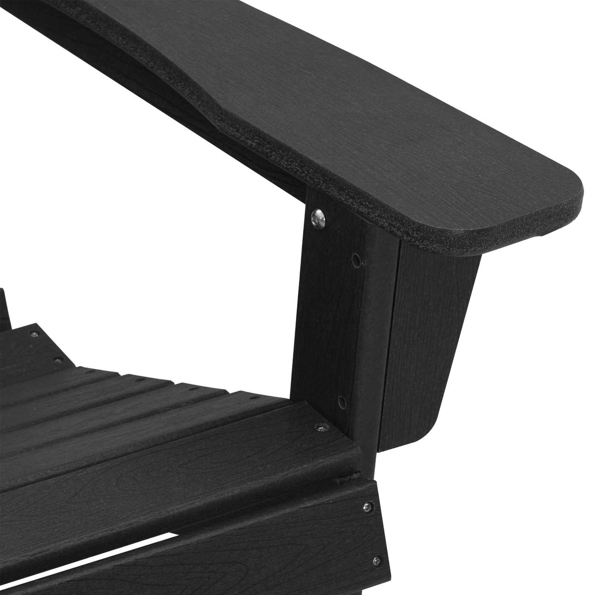 Adirondack-Stuhl Schwarz 82 x 74 x 92 cm HDPE