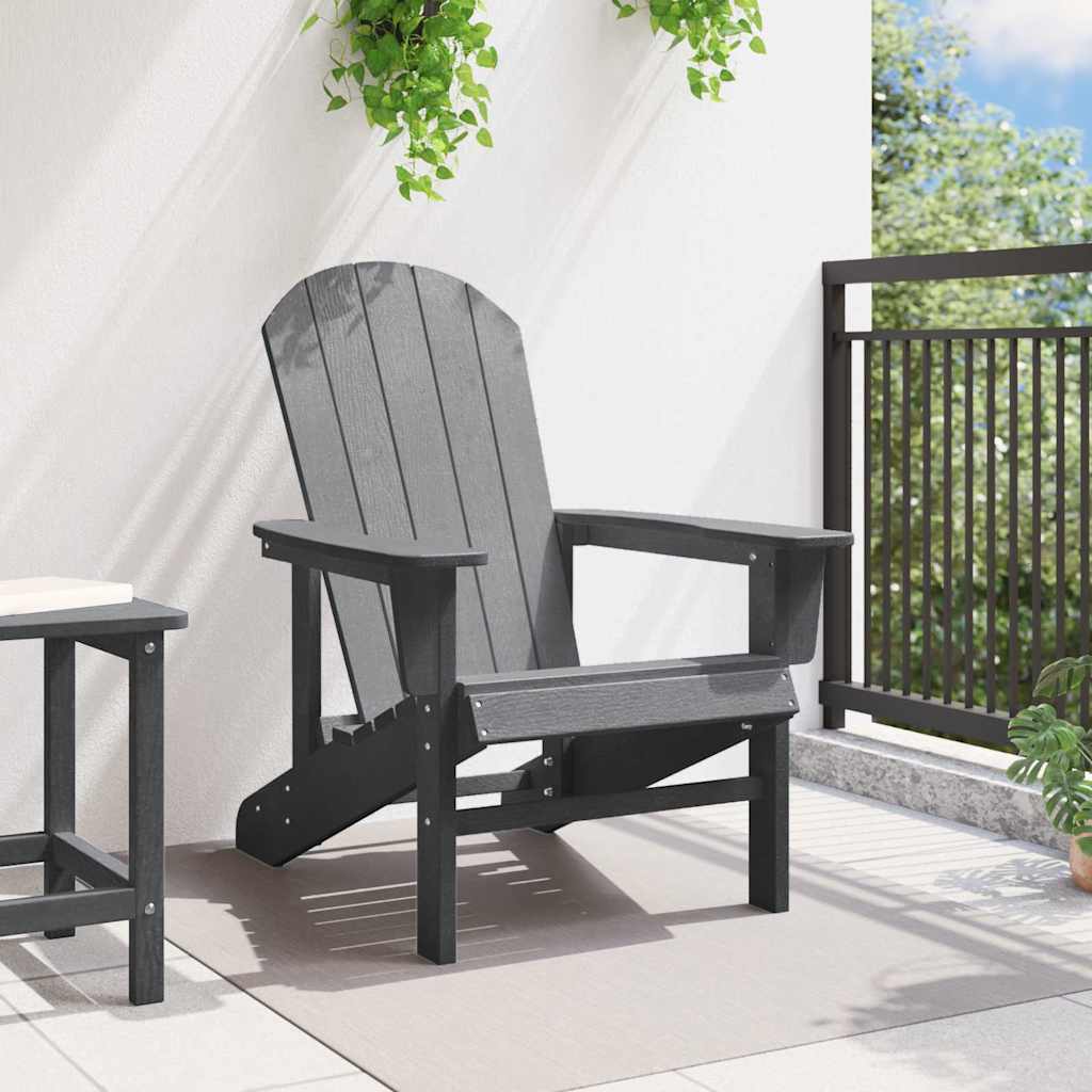 Adirondack-Stuhl Hellgrau 82 x 74 x 92 cm HDPE