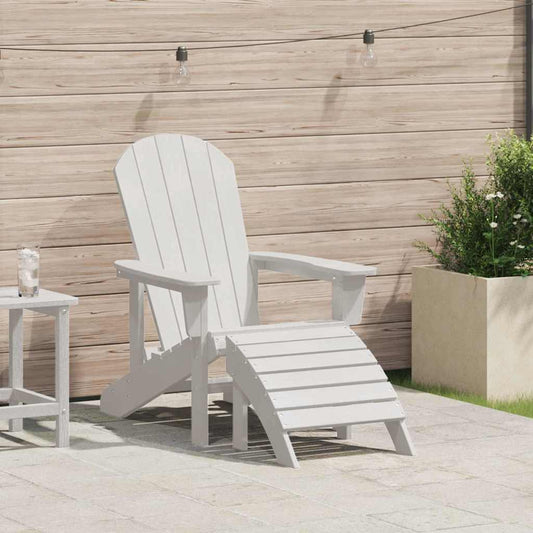 Adirondack-Stuhl Weiß 82 x 74 x 92 cm HDPE