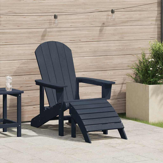 Adirondack-Stuhl Marineblau 82 x 74 x 92 cm HDPE