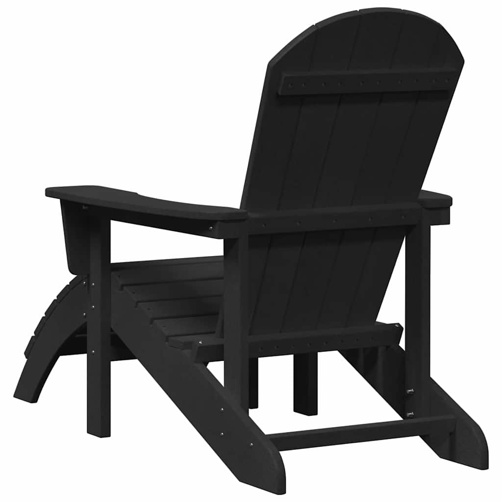 Adirondack-Stuhl Schwarz 82 x 74 x 92 cm HDPE