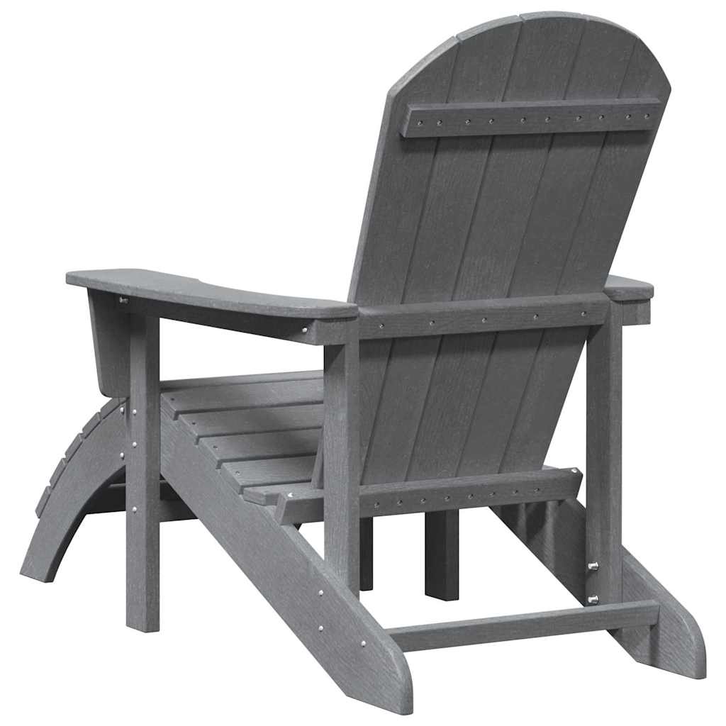 Adirondack-Stuhl Hellgrau 82 x 74 x 92 cm HDPE