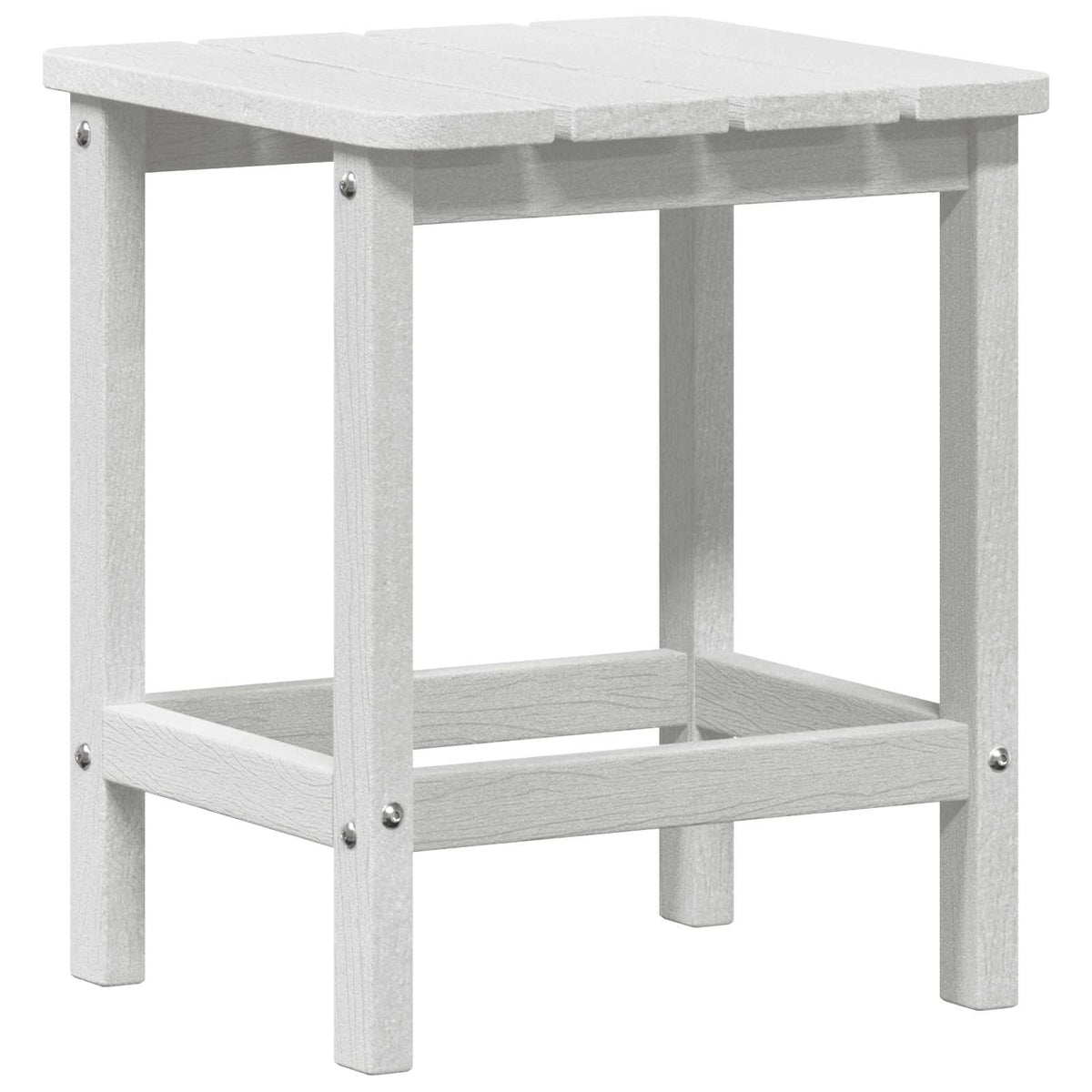 Beistelltisch Weiß 38 x 38 x 46 cm Polyethylen