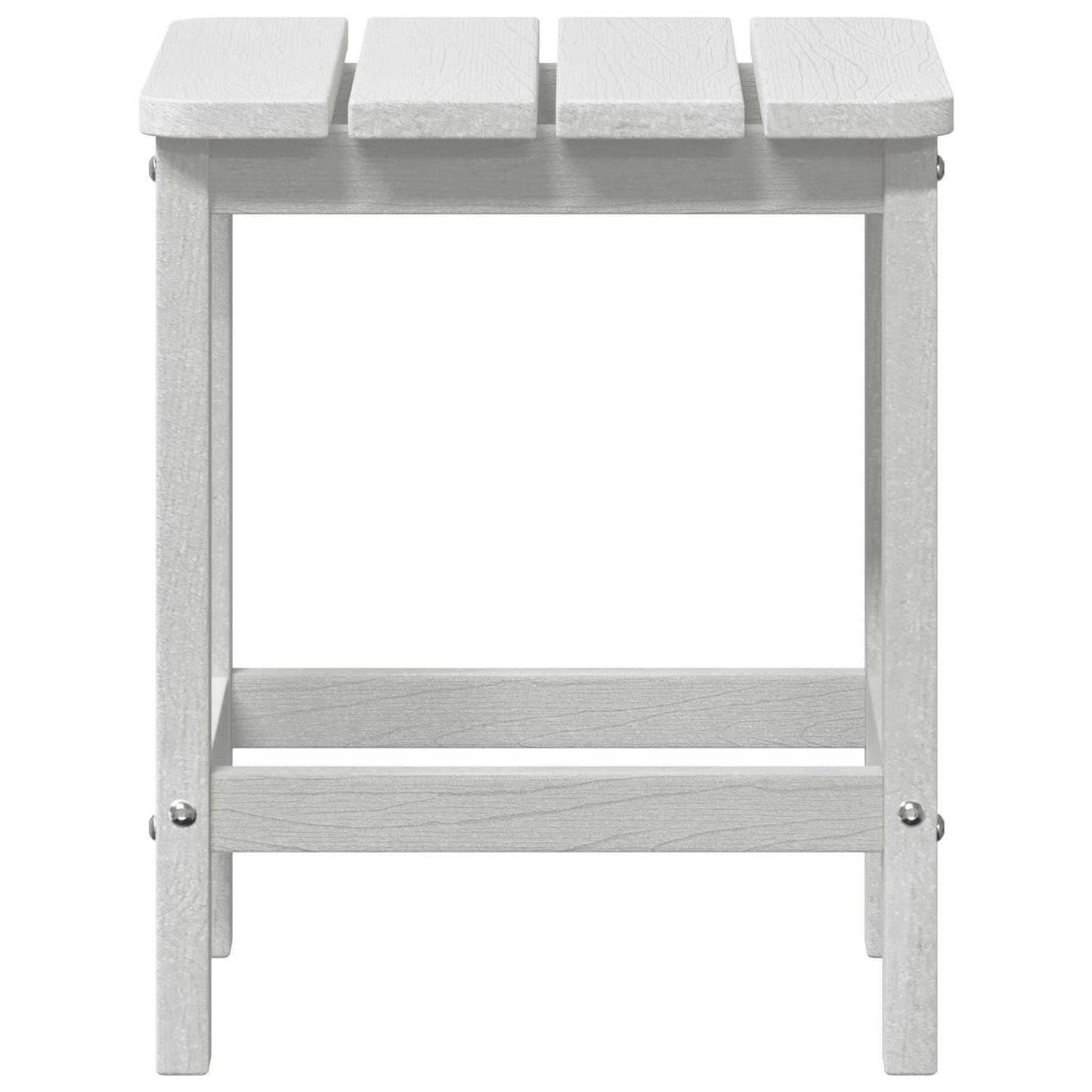 Beistelltisch Weiß 38 x 38 x 46 cm Polyethylen