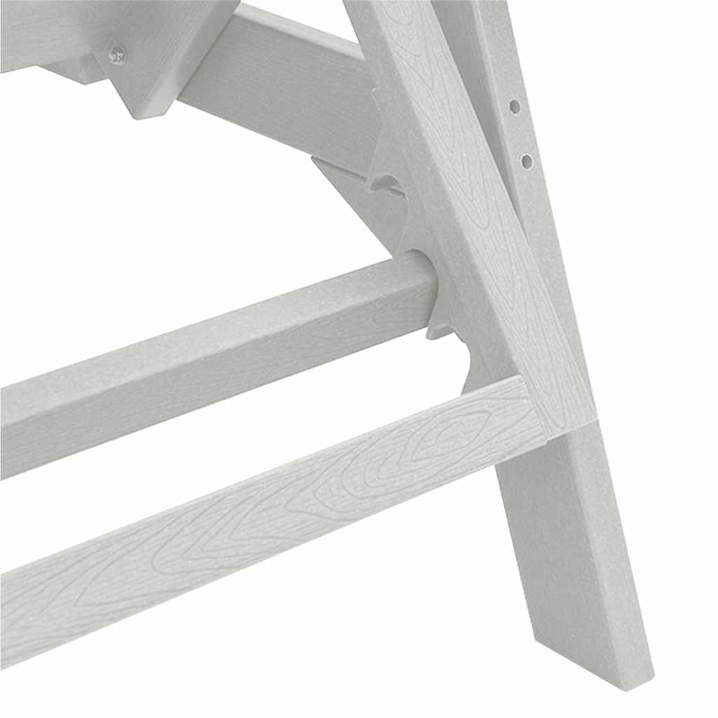 Sonnenliege Weiß 73,5 x 92 x 90cm HDPE