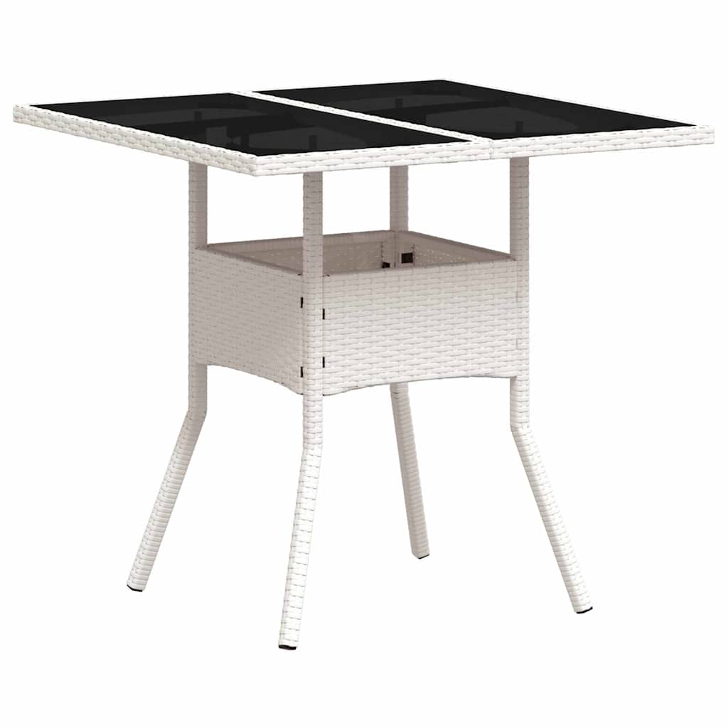 Garten Essgruppe 5 stk. Hellgrau Poly-Rattan