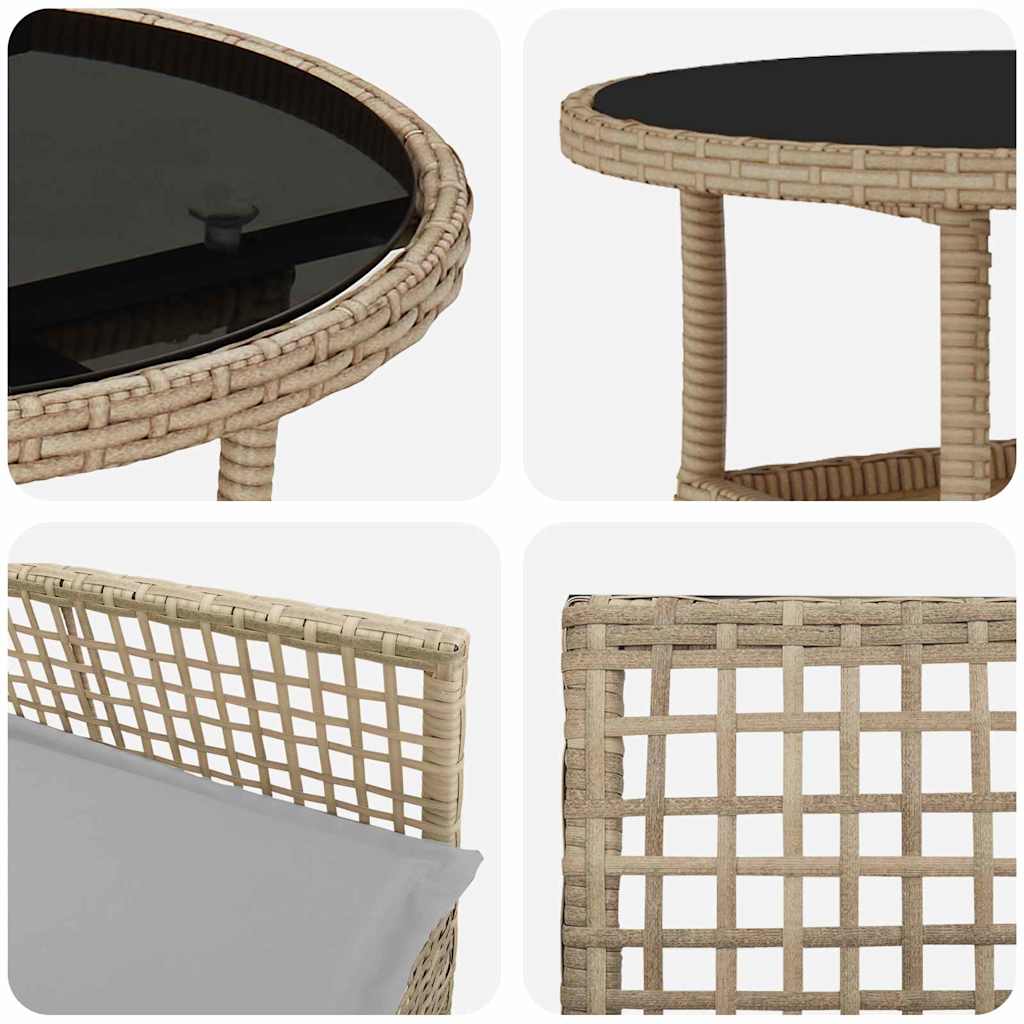 3 Stk. Beige